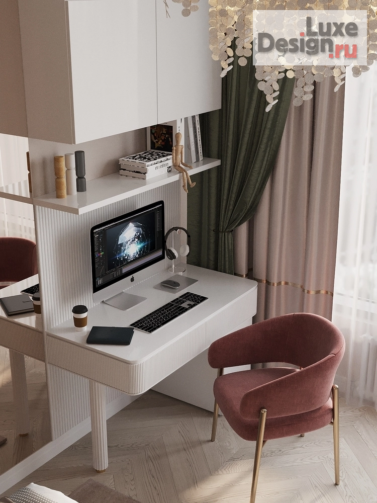 Дизайн интерьера трехкомнатной квартиры "ЖК РИВЕР ПАРК" (фото 12)