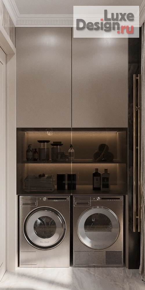 Дизайн интерьера трехкомнатной квартиры "ЖК РИВЕР ПАРК" (фото 24)