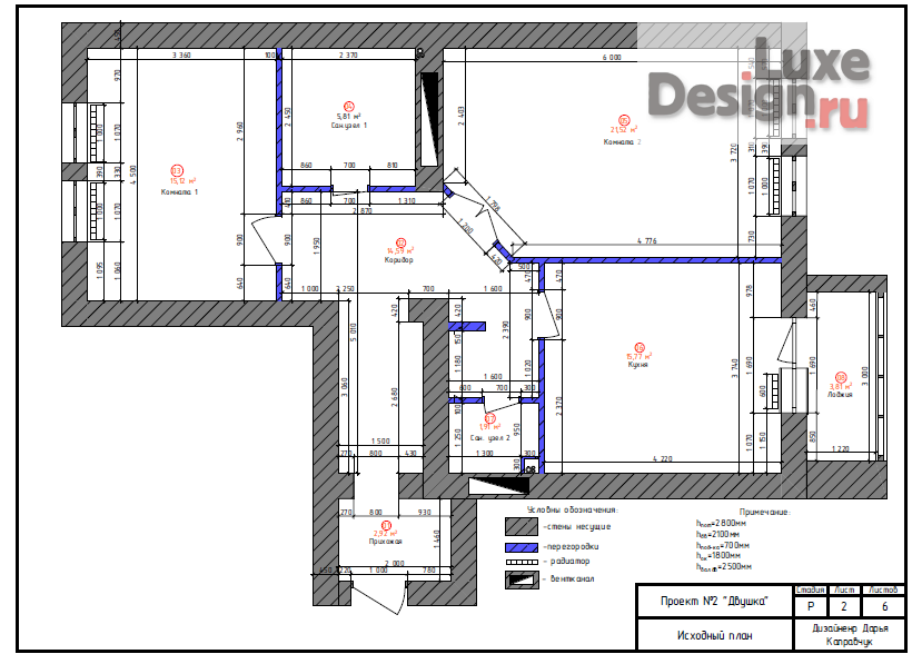 Дизайн интерьера двухкомнатной квартиры "Двухкомнатная квартира в стиле ЛОФТ" (фото 6)