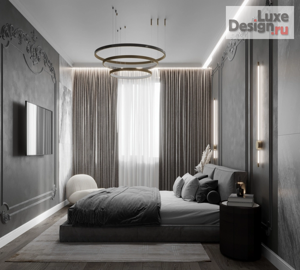 Дизайн интерьера четырехкомнатной квартиры "Проект квартиры в ЖК Прайм-Тайм" (фото 8)