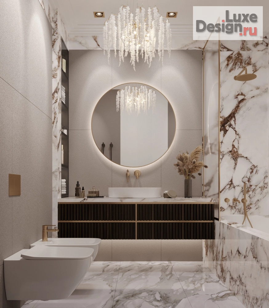 Дизайн интерьера четырехкомнатной квартиры "Проект квартиры в ЖК Прайм-Тайм" (фото 15)