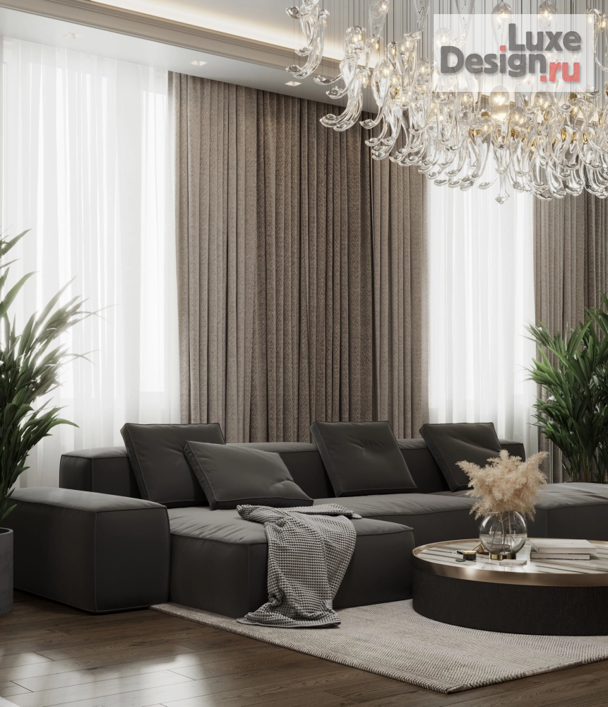 Дизайн интерьера четырехкомнатной квартиры "Проект квартиры в ЖК Прайм-Тайм" (фото 4)