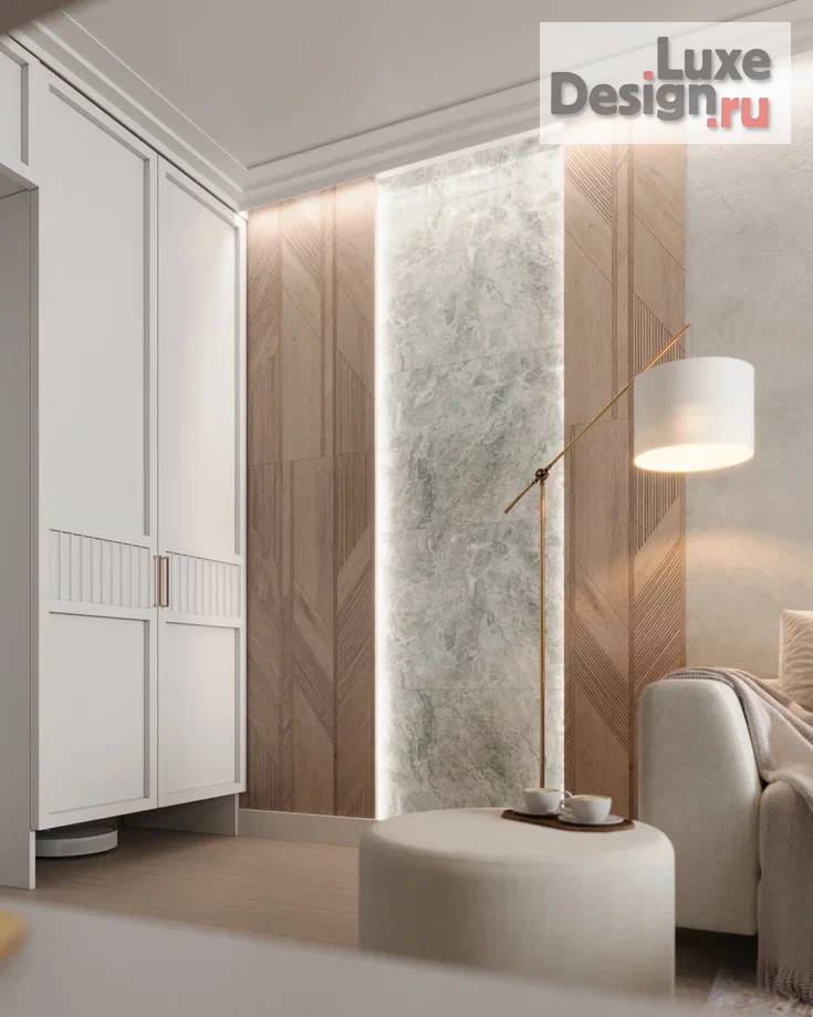 Дизайн интерьера трехкомнатной квартиры "Городской эко-стиль " (фото 5)