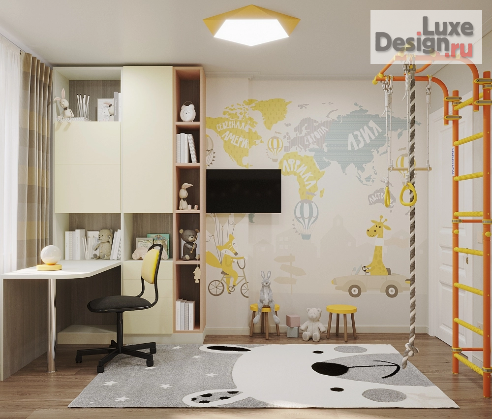 Дизайн интерьера трехкомнатной квартиры "Колпино" (фото 13)