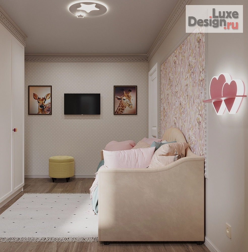 Дизайн интерьера трехкомнатной квартиры "Колпино" (фото 15)