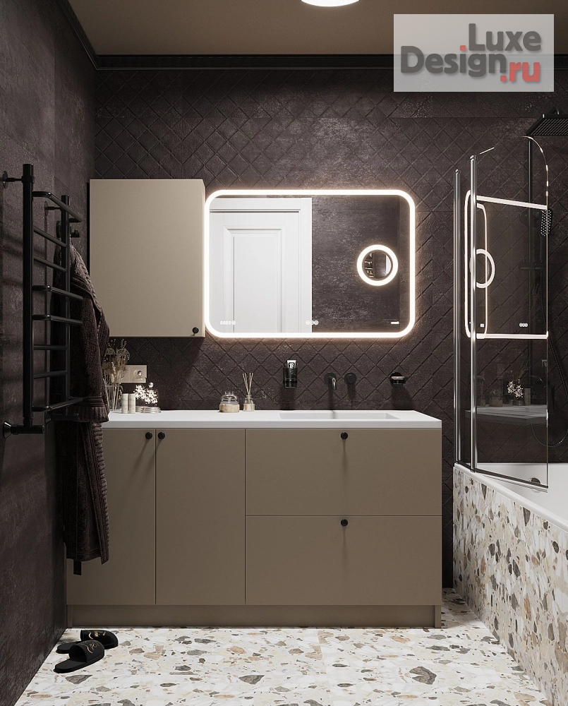 Дизайн интерьера трехкомнатной квартиры "Колпино" (фото 19)