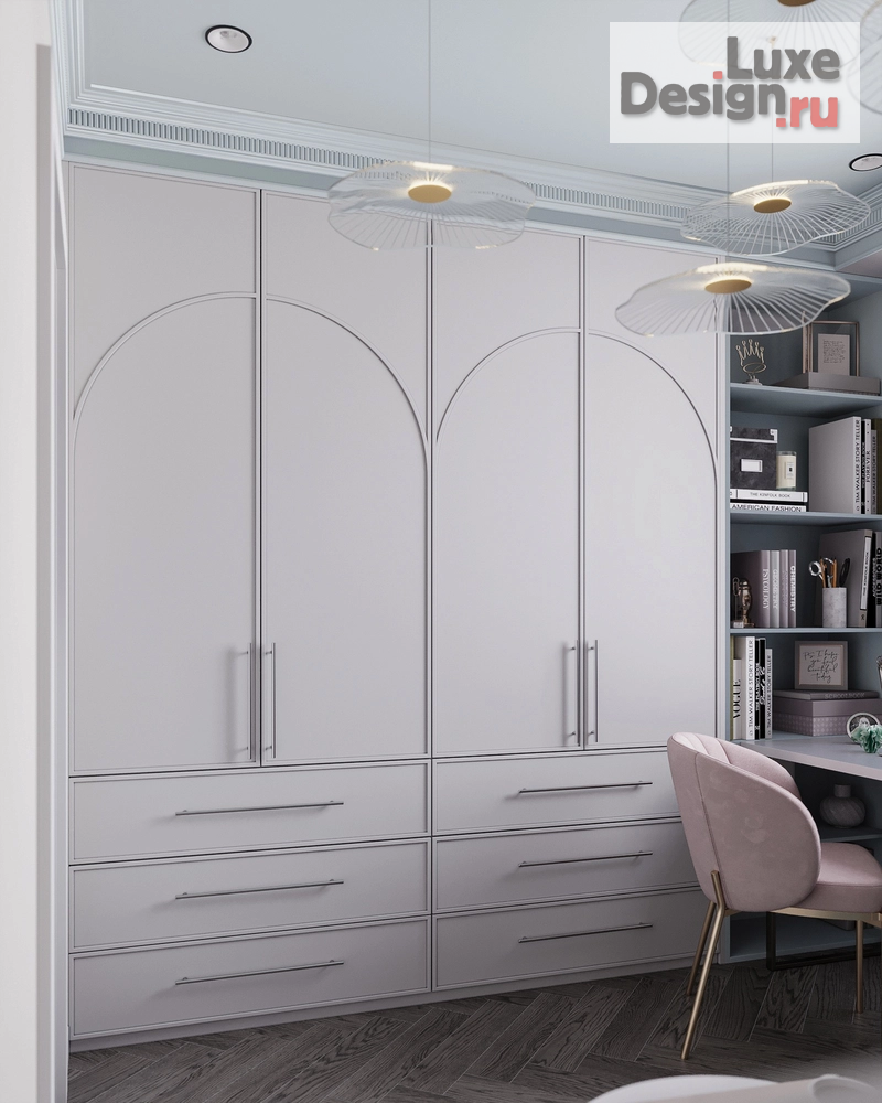 Дизайн интерьера трехкомнатной квартиры "ЖК Зенит" (фото 14)