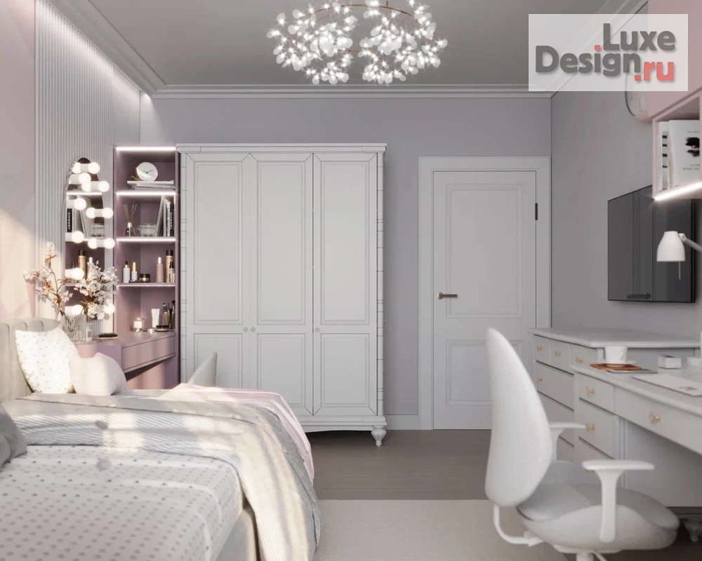 Дизайн интерьера трехкомнатной квартиры "Городской эко-стиль " (фото 34)