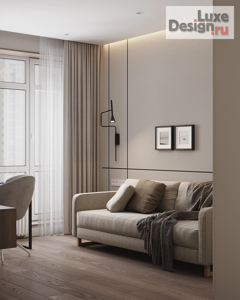 Дизайн интерьера двухкомнатной квартиры "Дизайн-проект квартиры в современном стиле г.Ярославль" (фото 24)