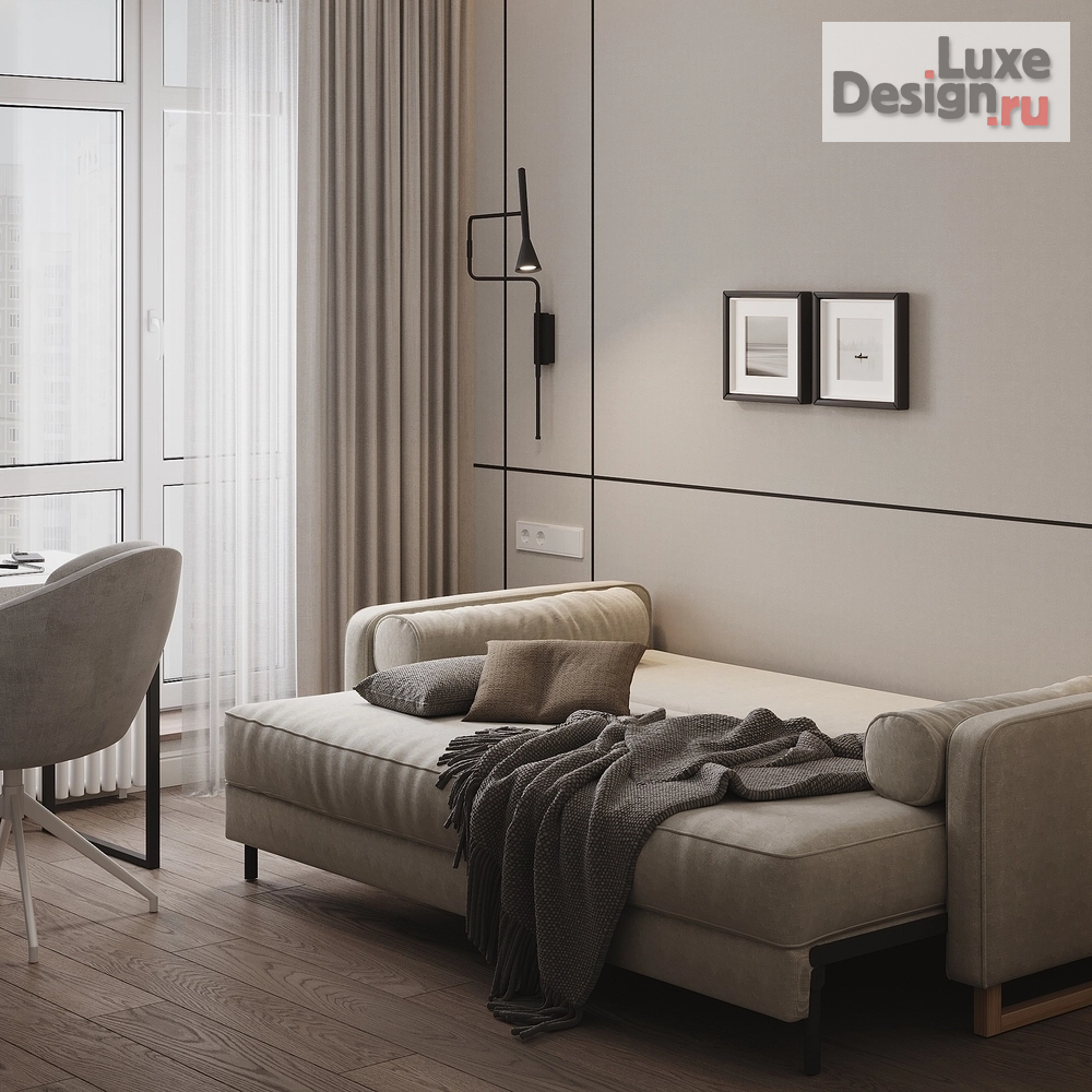 Дизайн интерьера двухкомнатной квартиры "Дизайн-проект квартиры в современном стиле г.Ярославль" (фото 25)