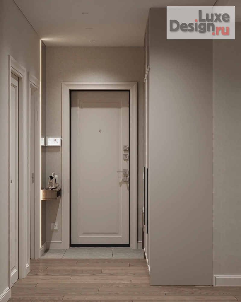 Дизайн интерьера двухкомнатной квартиры "Дизайн-проект квартиры в современном стиле г.Ярославль" (фото 10)