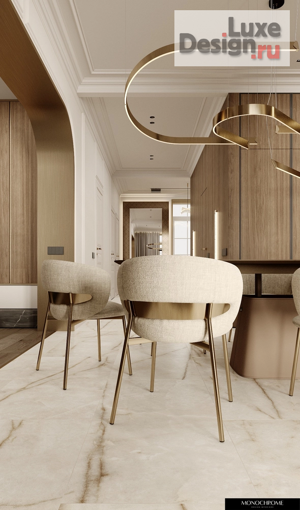 Дизайн интерьера частного дома "Современная классика в частном доме L-TOWN" (фото 10)