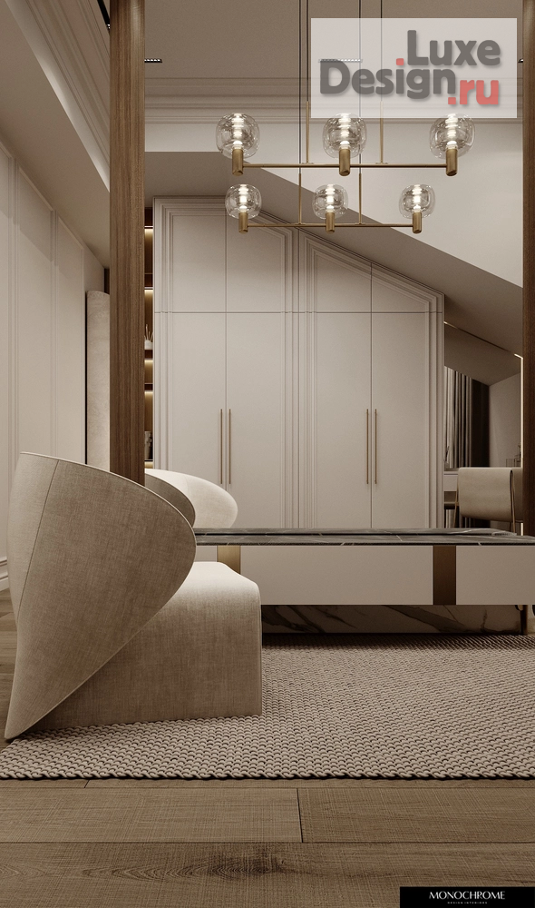 Дизайн интерьера частного дома "Современная классика в частном доме L-TOWN" (фото 111)