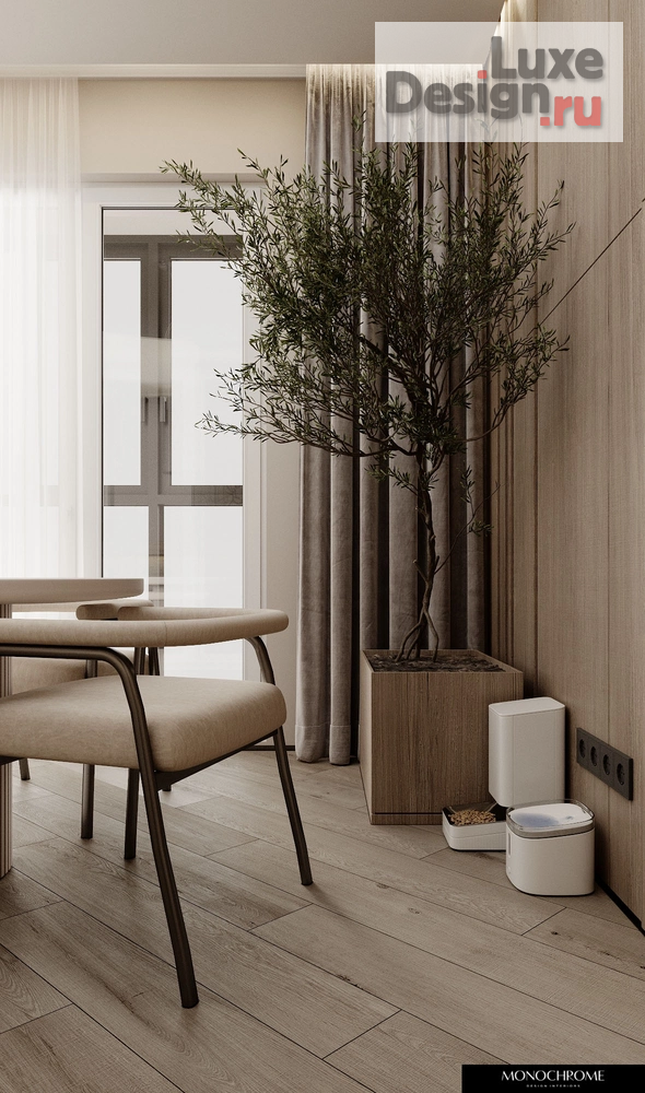 Дизайн интерьера трехкомнатной квартиры "WOOD" (фото 21)