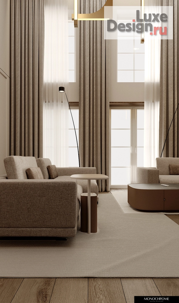 Дизайн интерьера частного дома "Современная классика в частном доме L-TOWN" (фото 19)