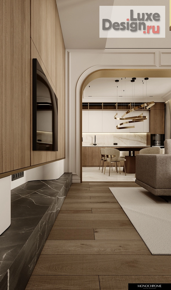 Дизайн интерьера частного дома "Современная классика в частном доме L-TOWN" (фото 23)