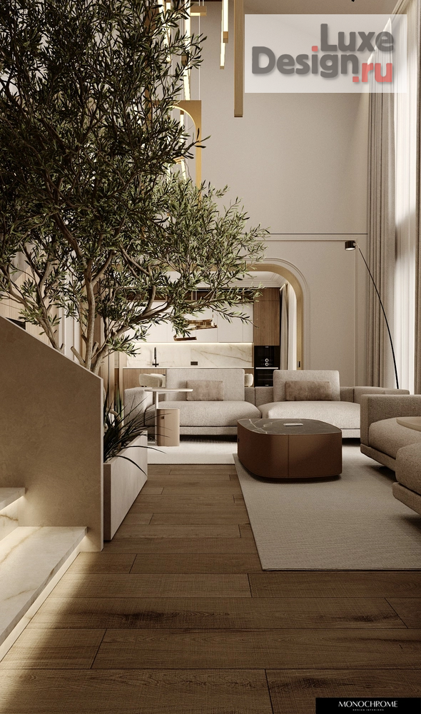 Дизайн интерьера частного дома "Современная классика в частном доме L-TOWN" (фото 26)