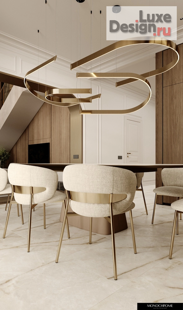 Дизайн интерьера частного дома "Современная классика в частном доме L-TOWN" (фото 44)