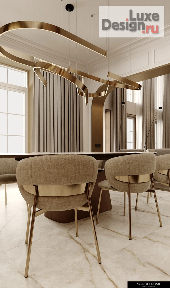 Дизайн интерьера частного дома "Современная классика в частном доме L-TOWN" (фото 45)