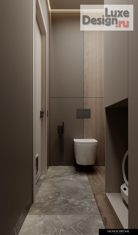 Дизайн интерьера трехкомнатной квартиры "WOOD" (фото 7)
