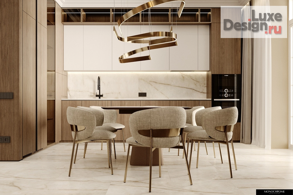 Дизайн интерьера частного дома "Современная классика в частном доме L-TOWN" (фото 62)