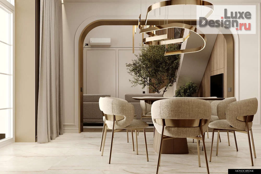 Дизайн интерьера частного дома "Современная классика в частном доме L-TOWN" (фото 63)