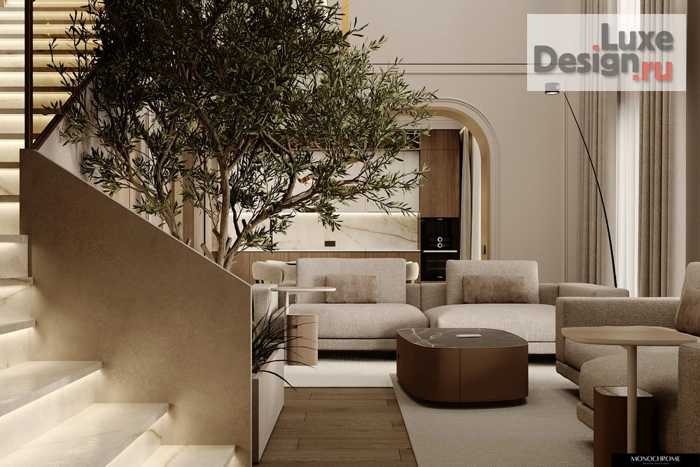 Дизайн интерьера частного дома "Современная классика в частном доме L-TOWN" (фото 67)