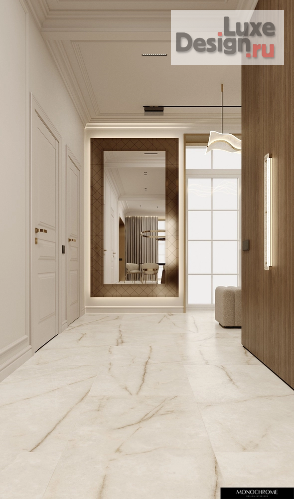 Дизайн интерьера частного дома "Современная классика в частном доме L-TOWN" (фото 6)