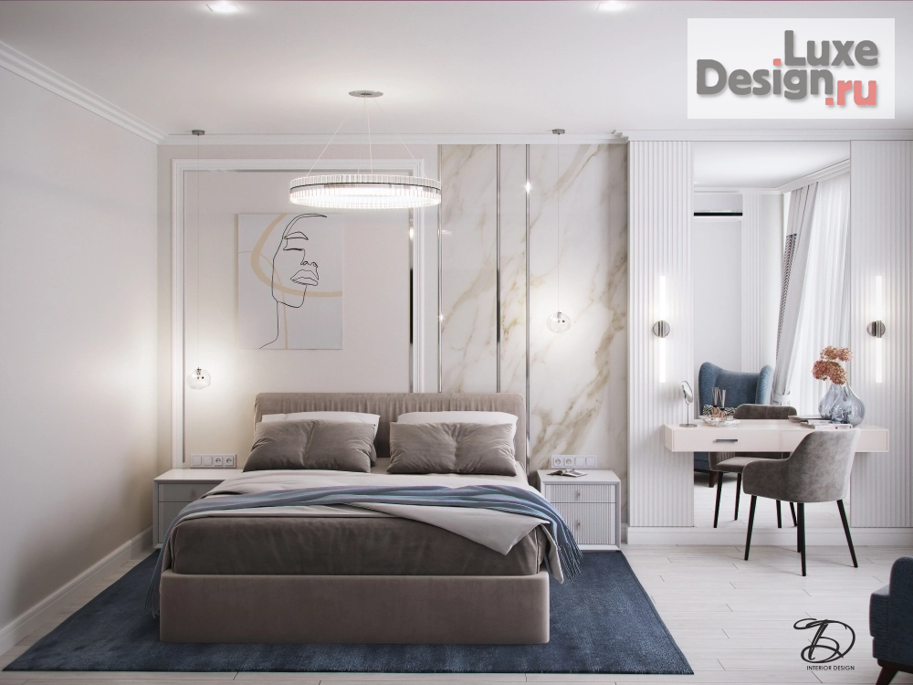 Дизайн интерьера четырехкомнатной квартиры "г. Новосибирск, ЖК "Вертикаль"" (фото 9)