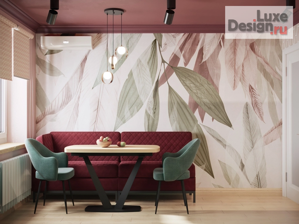 Дизайн интерьера трехкомнатной квартиры "Интерьер кухни" (фото 4)