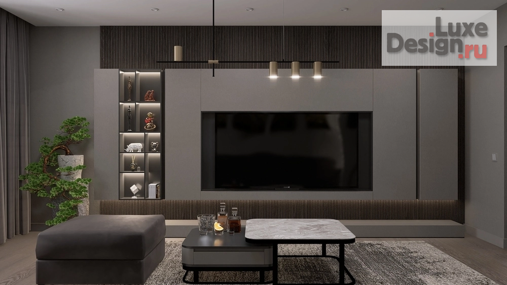 Дизайн интерьера трехкомнатной квартиры "3-комнатная квартира м. Аэропорт." (фото 2) от дизайнера Смоленникова Ольга Дизайн интерьера трехкомнатной квартиры "3-комнатная квартира м. Аэропорт." (фото 2)