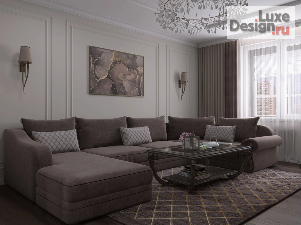 Дизайн интерьера трехкомнатной квартиры "3-комнатная квартира в Ясенево." (фото 3)