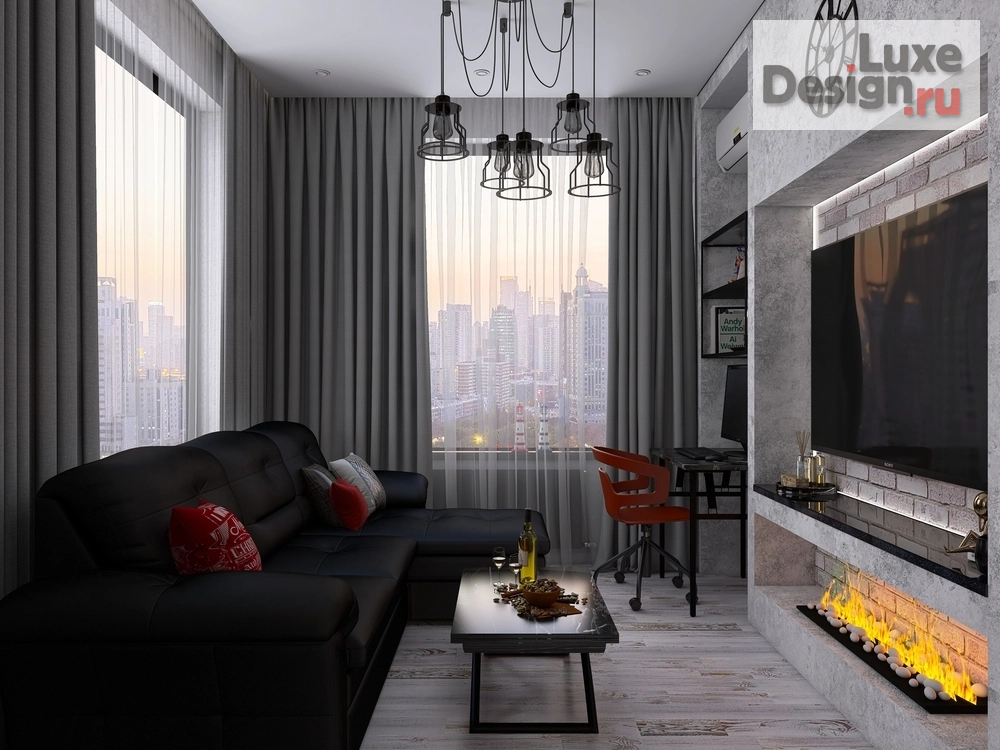 Дизайн интерьера трехкомнатной квартиры "3 - Комнатная квартира в ЖК "Береговой"" (фото 6) от дизайнера Смоленникова Ольга Дизайн интерьера трехкомнатной квартиры "3 - Комнатная квартира в ЖК "Береговой"" (фото 6)