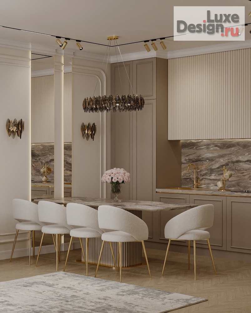 Дизайн интерьера трехкомнатной квартиры "ЖК Метрополия" (фото 1) от дизайнера BÁLIS DESIGN Дизайн интерьера трехкомнатной квартиры "ЖК Метрополия" (фото 1)