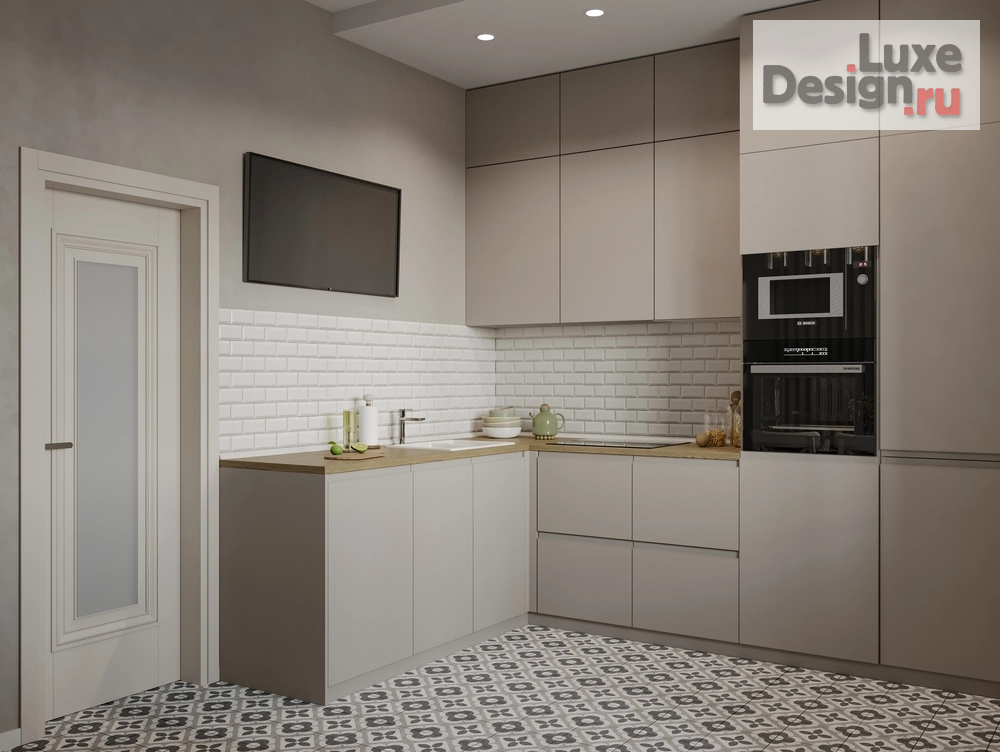 Дизайн интерьера двухкомнатной квартиры "ЖК на улице Лавочкина" (фото 6)