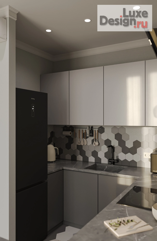 Дизайн интерьера квартиры "ЖК Павелецкая Сити" (фото 5)