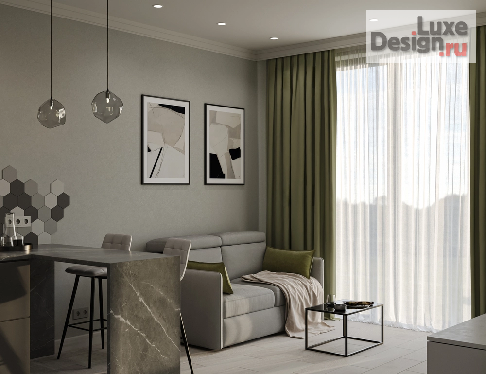 Дизайн интерьера квартиры "ЖК Павелецкая Сити" (фото 8)