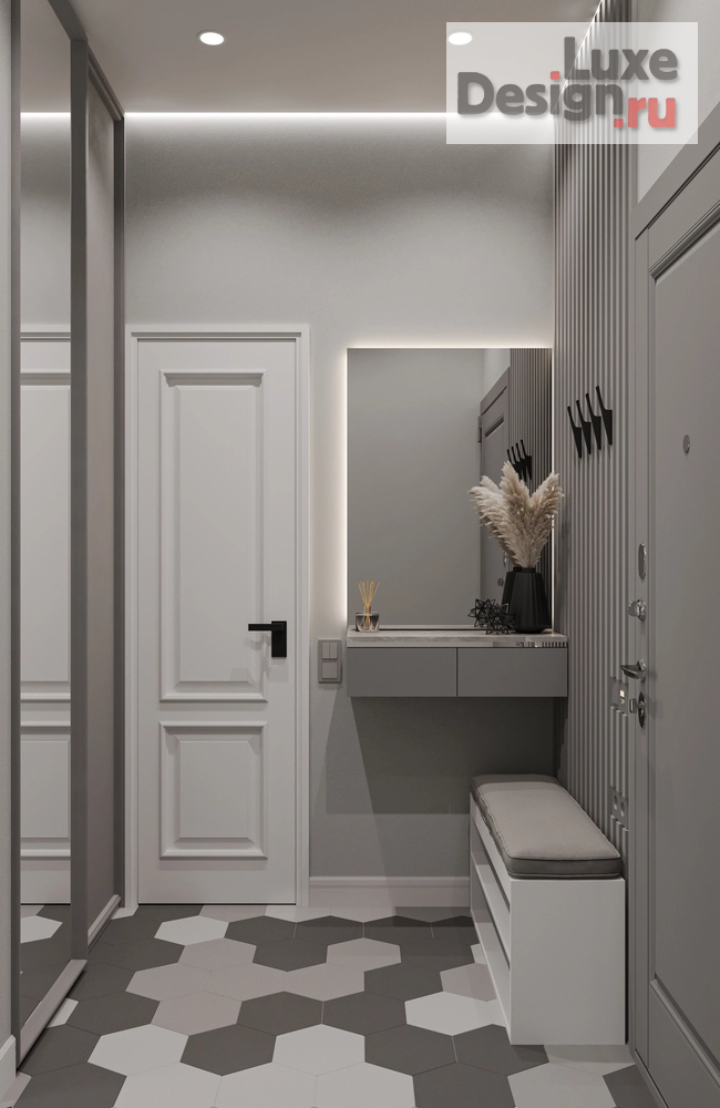 Дизайн интерьера квартиры "ЖК Павелецкая Сити" (фото 2)