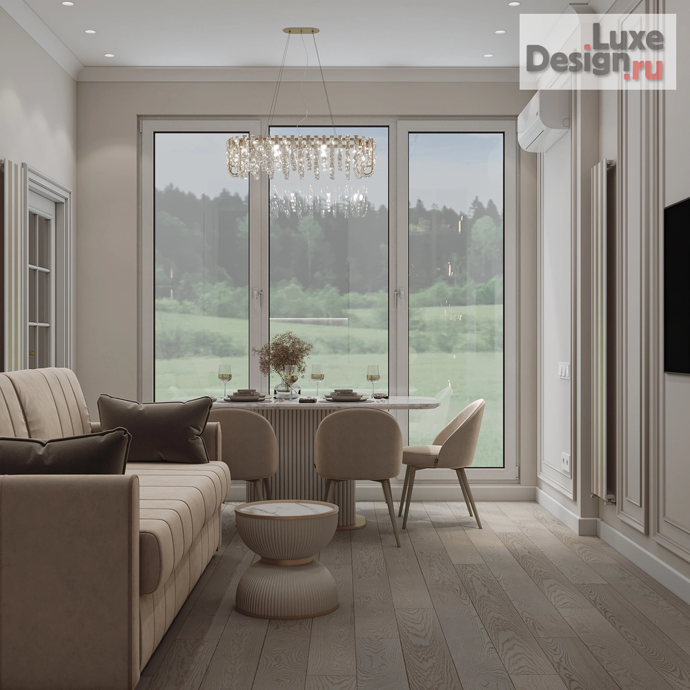 Дизайн интерьера квартиры "ЖК Рассказово" (фото 2)