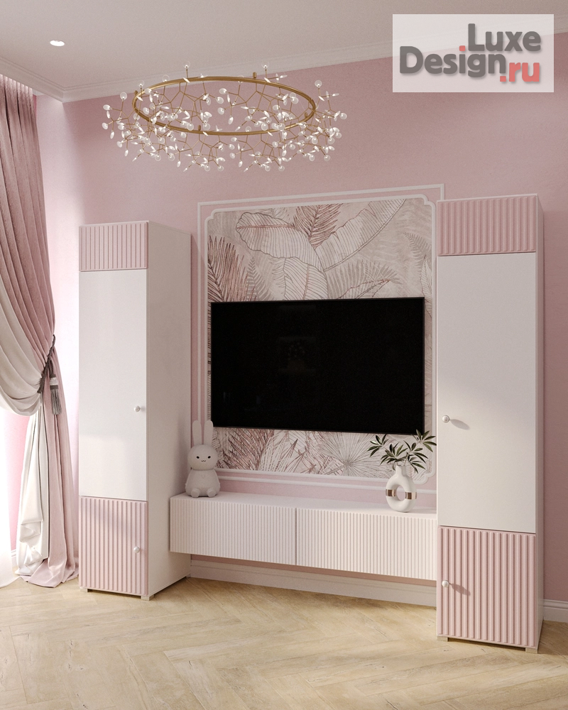 Дизайн интерьера детской "Детская комната для девочки" (фото 2)