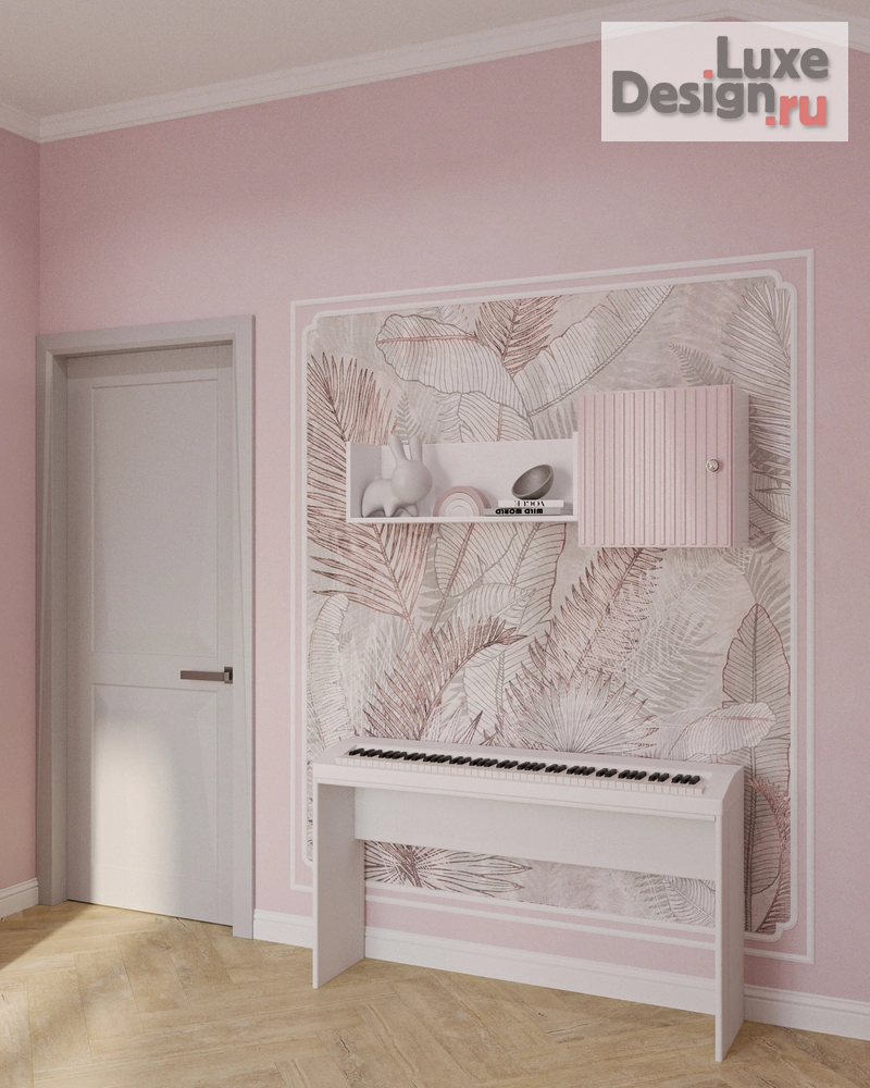 Дизайн интерьера детской "Детская комната для девочки" (фото 4)