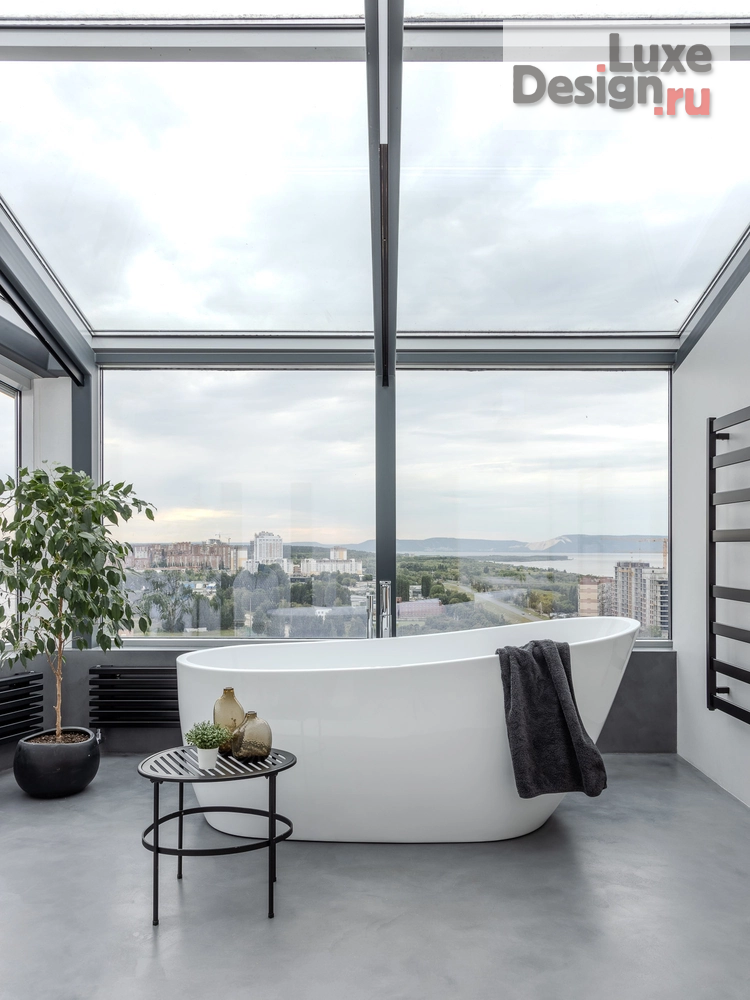 Дизайн интерьера квартиры "Пространство тишины и технологий: Интерьер для айтишника с видом на воду" (фото 5)