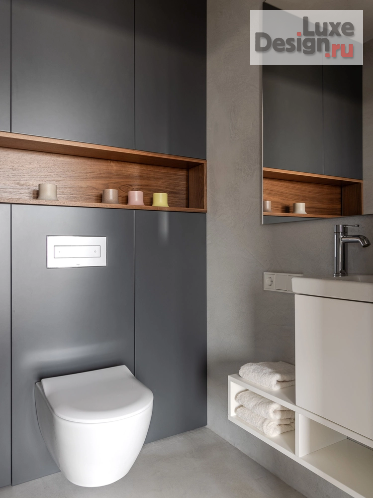 Дизайн интерьера квартиры "Пространство тишины и технологий: Интерьер для айтишника с видом на воду" (фото 12)