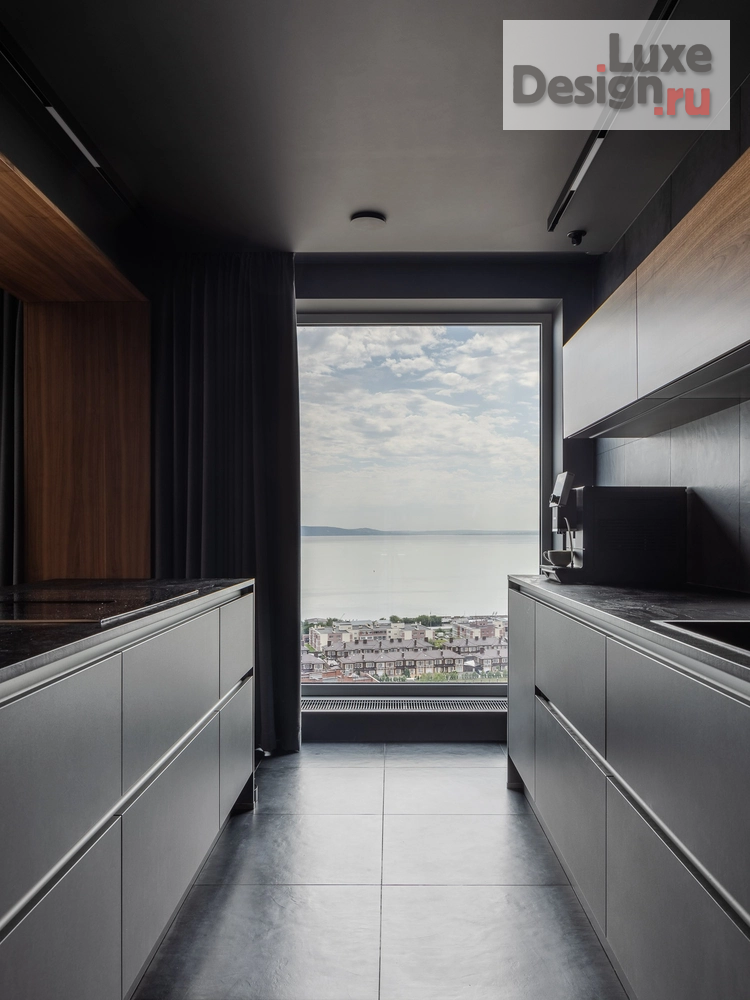 Дизайн интерьера квартиры "Пространство тишины и технологий: Интерьер для айтишника с видом на воду" (фото 38)