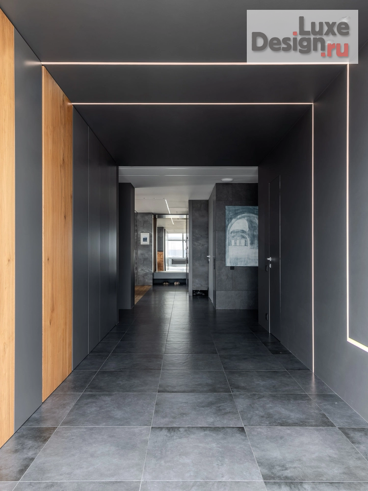 Дизайн интерьера квартиры "Пространство тишины и технологий: Интерьер для айтишника с видом на воду" (фото 40)