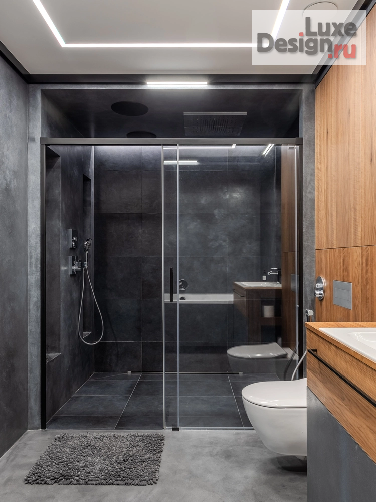 Дизайн интерьера квартиры "Пространство тишины и технологий: Интерьер для айтишника с видом на воду" (фото 45)