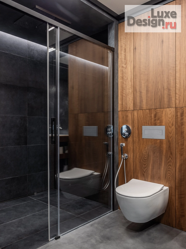 Дизайн интерьера квартиры "Пространство тишины и технологий: Интерьер для айтишника с видом на воду" (фото 46)