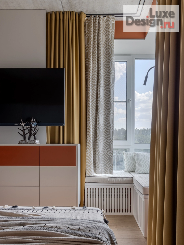 Дизайн интерьера квартиры "Жизнерадостный интерьер для отдыха, жизни и вдохновения" (фото 8) от дизайнера Строчка - дизайн студия интерьера Дизайн интерьера квартиры "Жизнерадостный интерьер для отдыха, жизни и вдохновения" (фото 8)