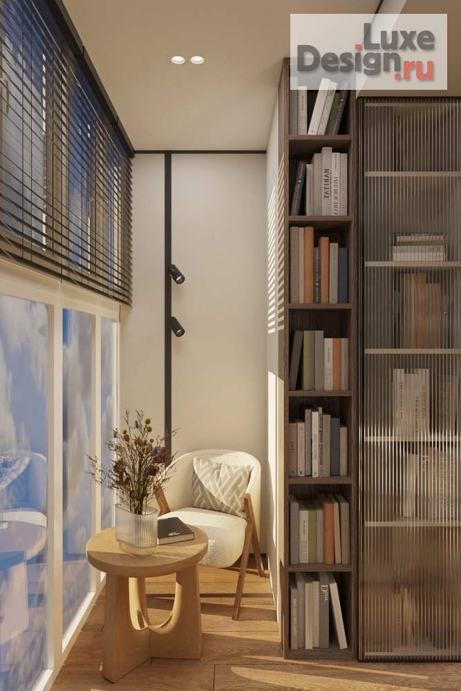 Дизайн интерьера однокомнатной квартиры "СВЕТЛАЯ ТРАНСФОРМАЦИЯ 36 м²" (фото 4)