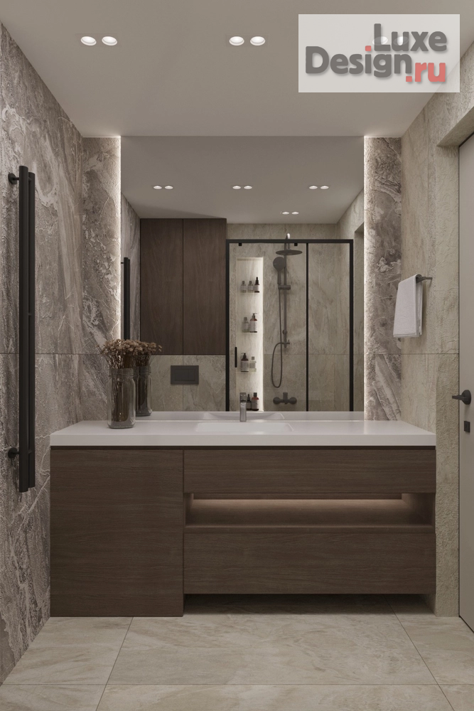 Дизайн интерьера однокомнатной квартиры "СВЕТЛАЯ ТРАНСФОРМАЦИЯ 36 м²" (фото 7)